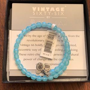 Alex and Ani Bohemian Jewel Wrap, sky